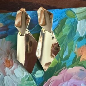 Gold Geometric Earrings